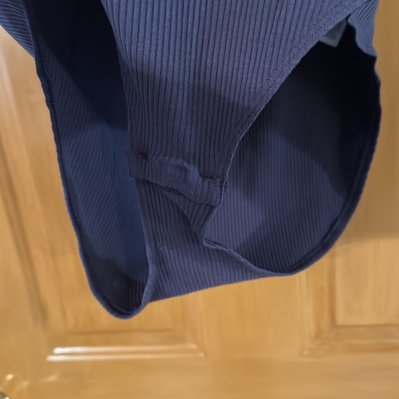 Size 2X Women’s Old Navy Navy Ribbed Tank Bodysuit - Picture 3 of 5